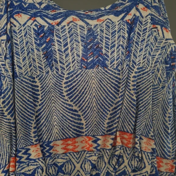 Blue & Red Patterned Summer - Picture 2 of 2
